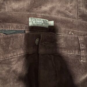 Torrid Rich Brown Corduroy bootcut